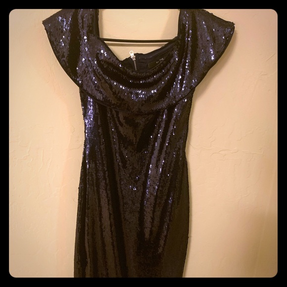 TFNC Off shoulder sequin dress - Picture 1 of 4